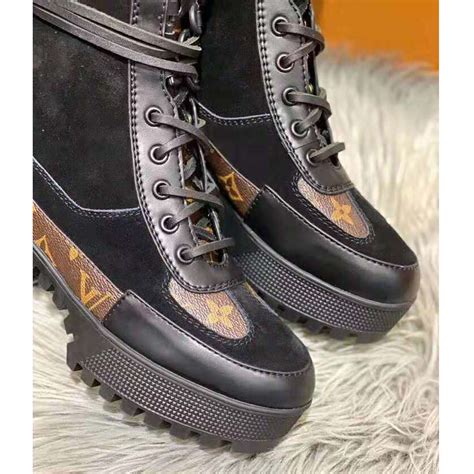 louis vuitton womens boot|louis vuitton suede boots.